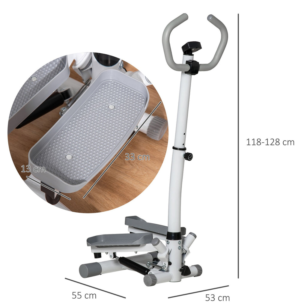 Adjustable Twist Stepper Step Machine for Home Gym Office Aerobic Workout