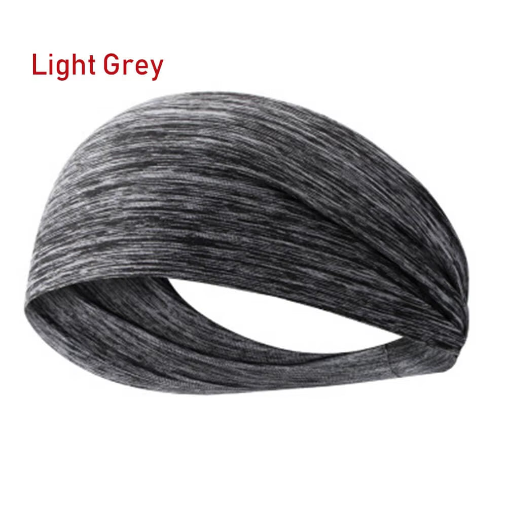 2025 Elastic Yoga Sport Headband Running Hair Band Turban Outdoor Gym Sweatband Sport Fitness Bandage Fashion Women/Men