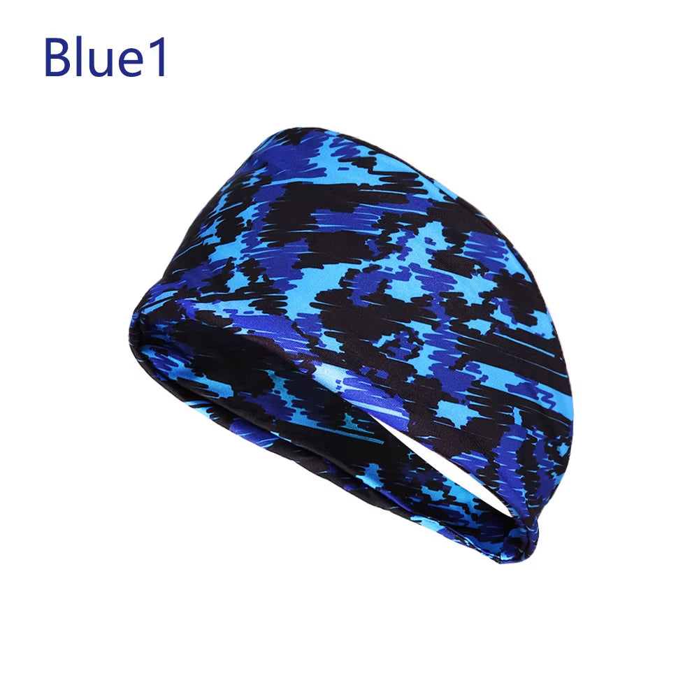 2025 Elastic Yoga Sport Headband Running Hair Band Turban Outdoor Gym Sweatband Sport Fitness Bandage Fashion Women/Men