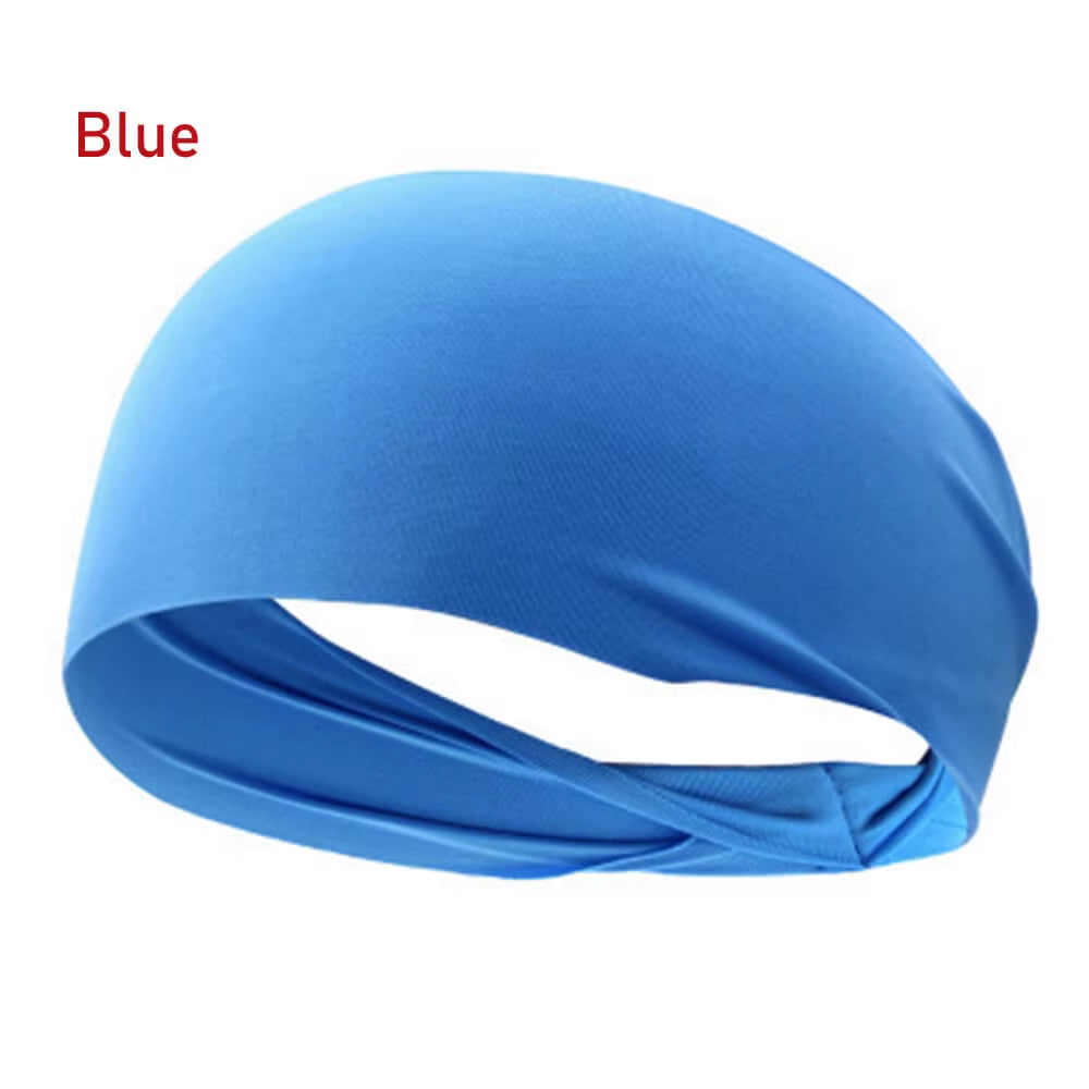 2025 Elastic Yoga Sport Headband Running Hair Band Turban Outdoor Gym Sweatband Sport Fitness Bandage Fashion Women/Men