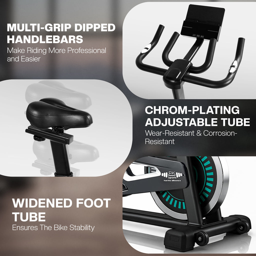 Exercise Bike Cardio Cycle Indoor Training Flywheel 10KG Fitness Spinning Bike