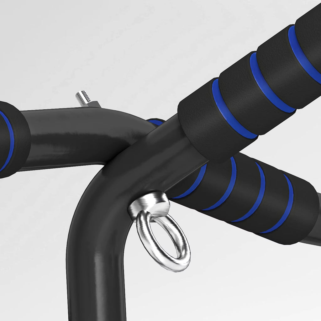 Pull up Bar Doorway with Non-Slip Multi Grips, Door Frame Chin up Bar, Push up Stand with Anti-Fall Slot