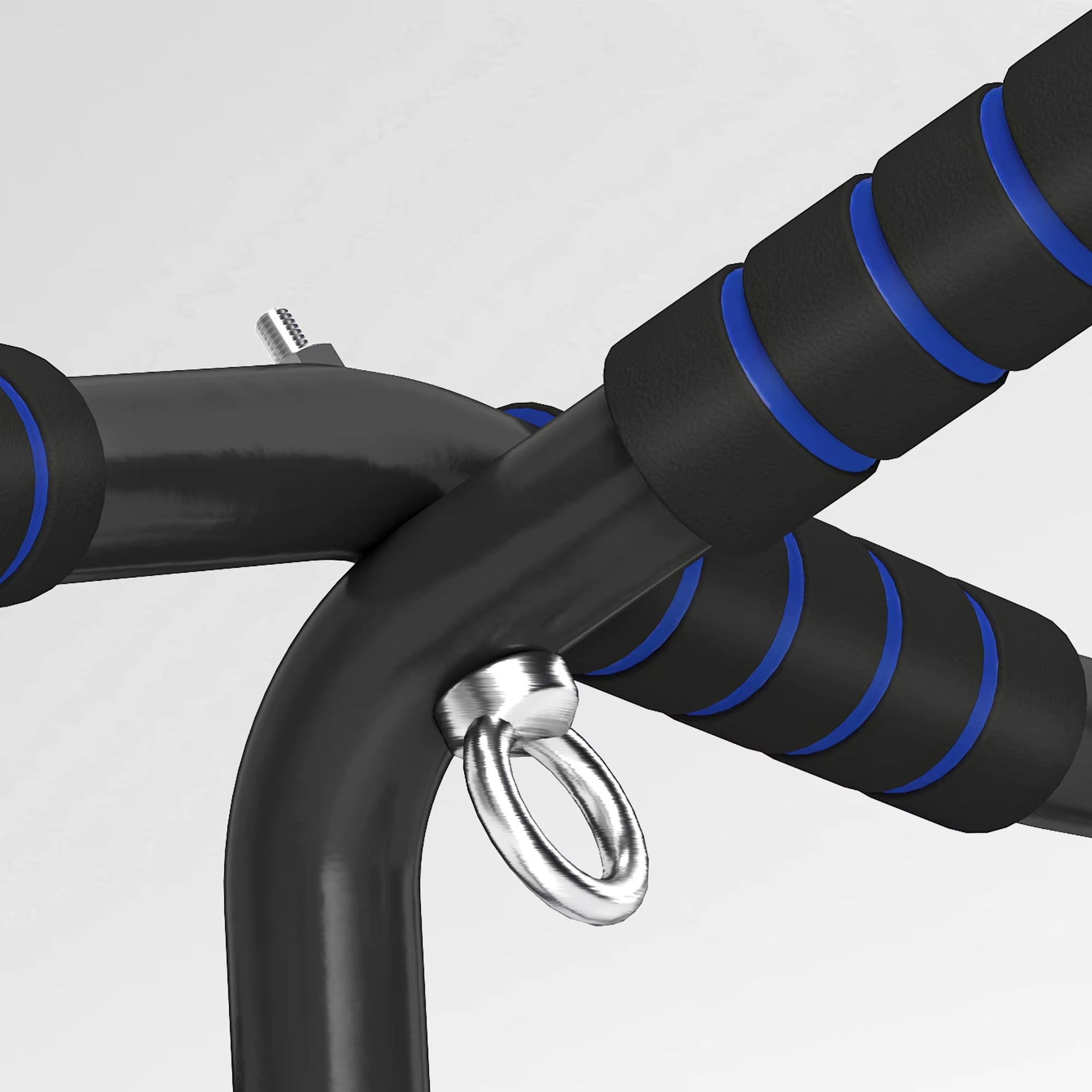 Pull up Bar Doorway with Non-Slip Multi Grips, Door Frame Chin up Bar, Push up Stand with Anti-Fall Slot