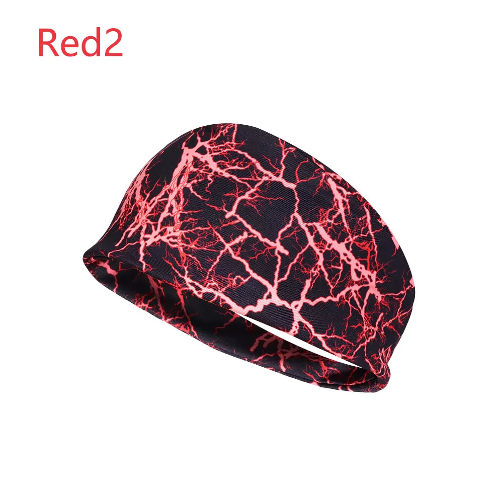 2025 Elastic Yoga Sport Headband Running Hair Band Turban Outdoor Gym Sweatband Sport Fitness Bandage Fashion Women/Men