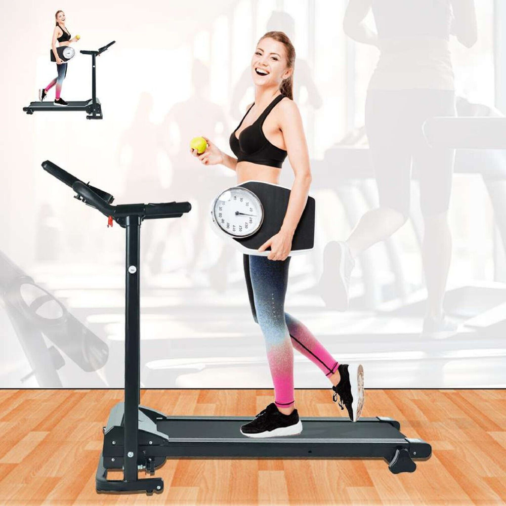Electric Motorised Treadmill Folding Running Walking Machine Home Gym Workout