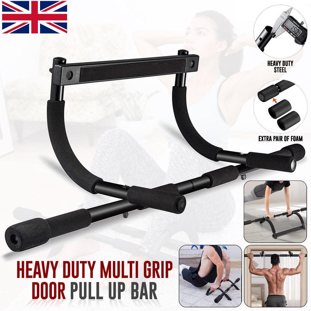 Pull up Bar Doorway Chin up Bar Fitness Home Gym Exercise Strength Work Out Dips