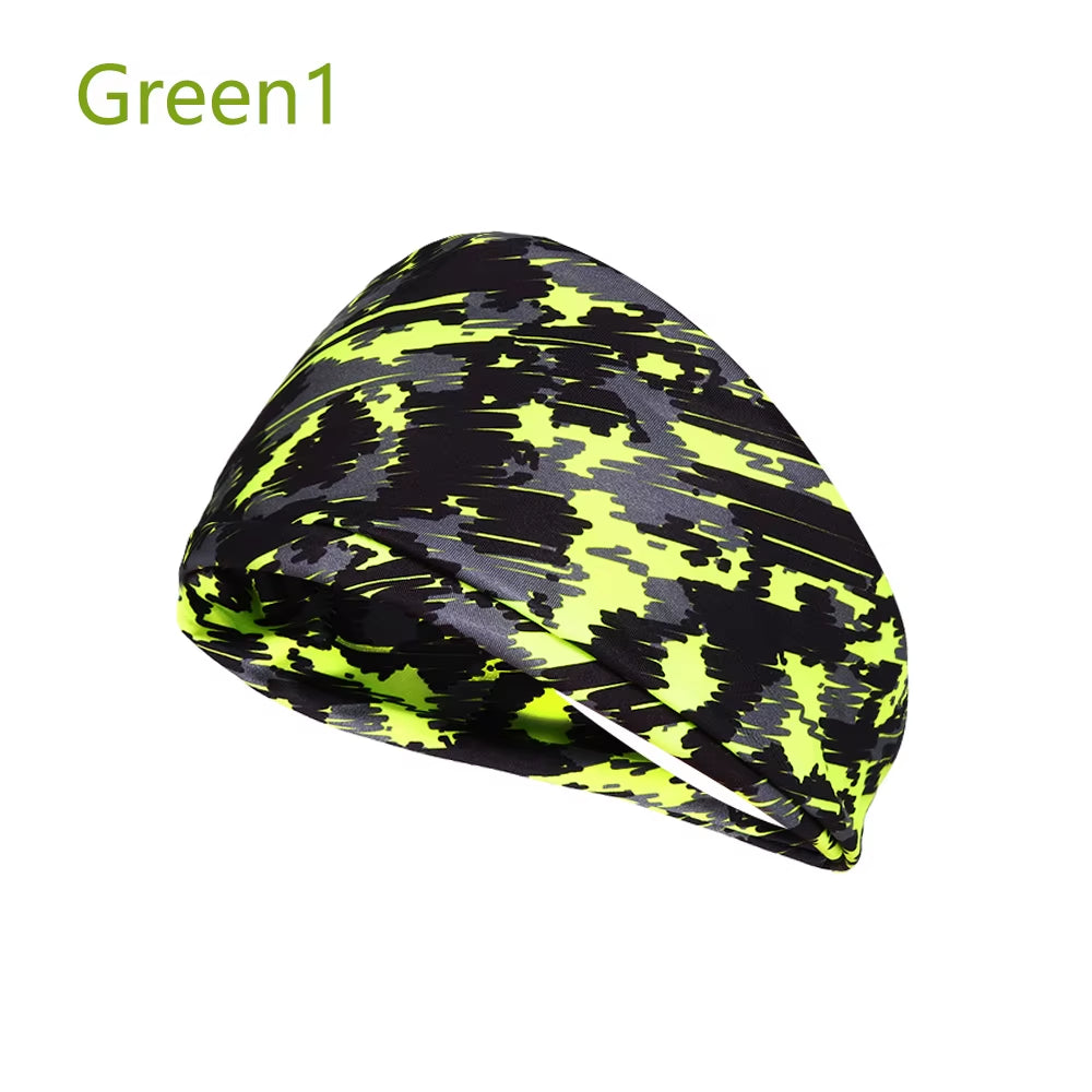 2025 Elastic Yoga Sport Headband Running Hair Band Turban Outdoor Gym Sweatband Sport Fitness Bandage Fashion Women/Men