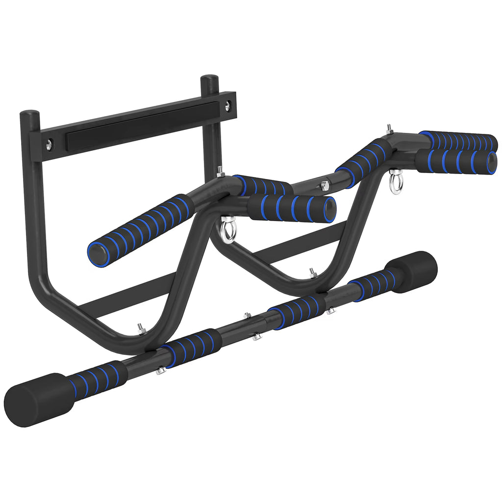 Pull up Bar Doorway with Non-Slip Multi Grips, Door Frame Chin up Bar, Push up Stand with Anti-Fall Slot