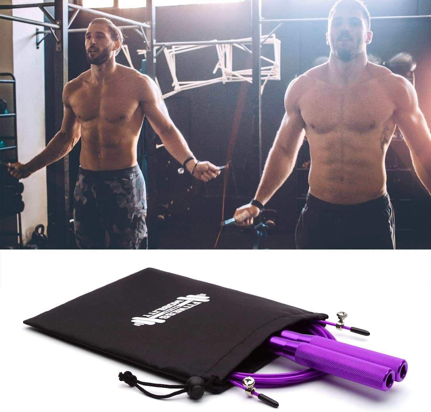 Adjustable Sports Skipping Rope Adult Boxing Fitness Cardio Speed Jump Exercise