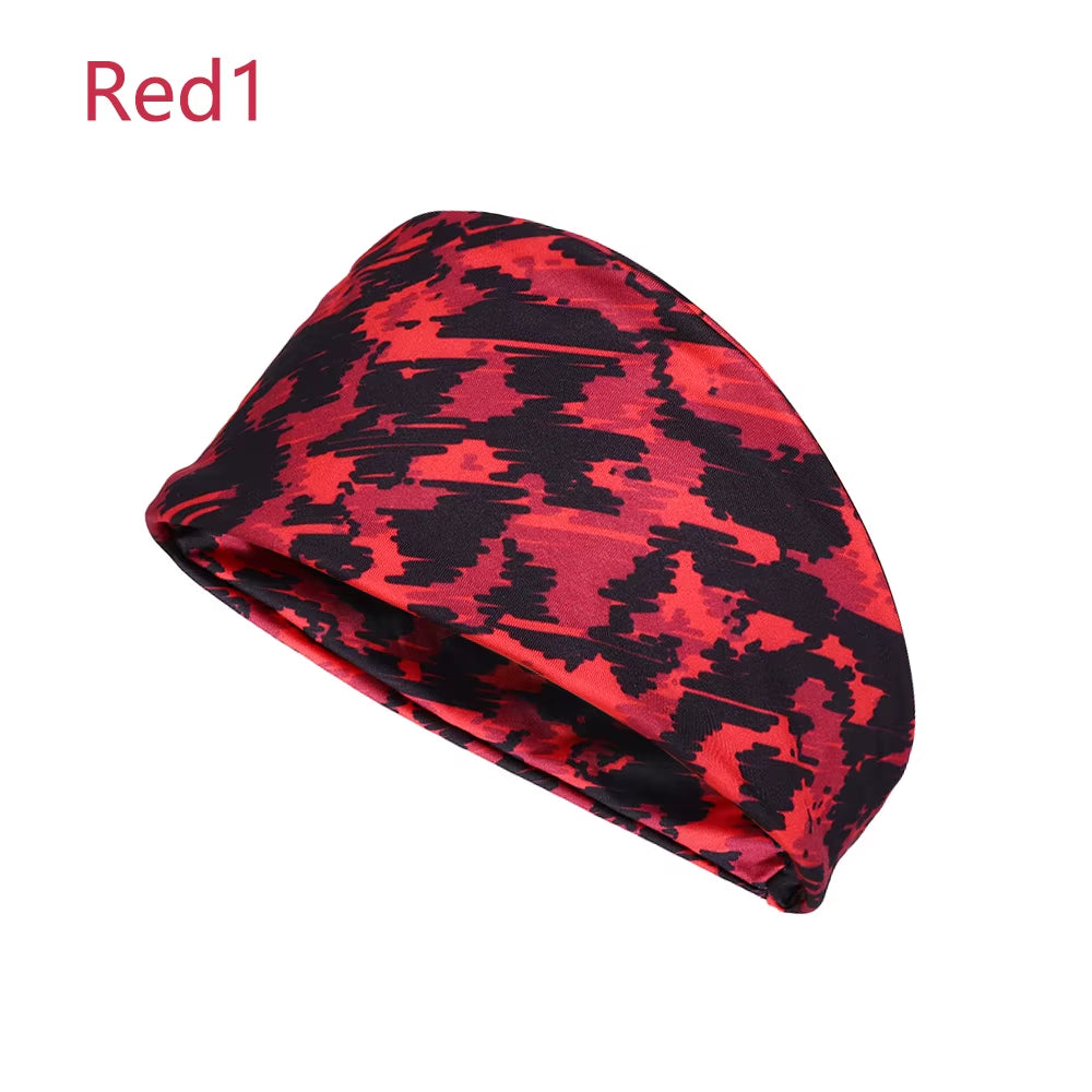 2025 Elastic Yoga Sport Headband Running Hair Band Turban Outdoor Gym Sweatband Sport Fitness Bandage Fashion Women/Men