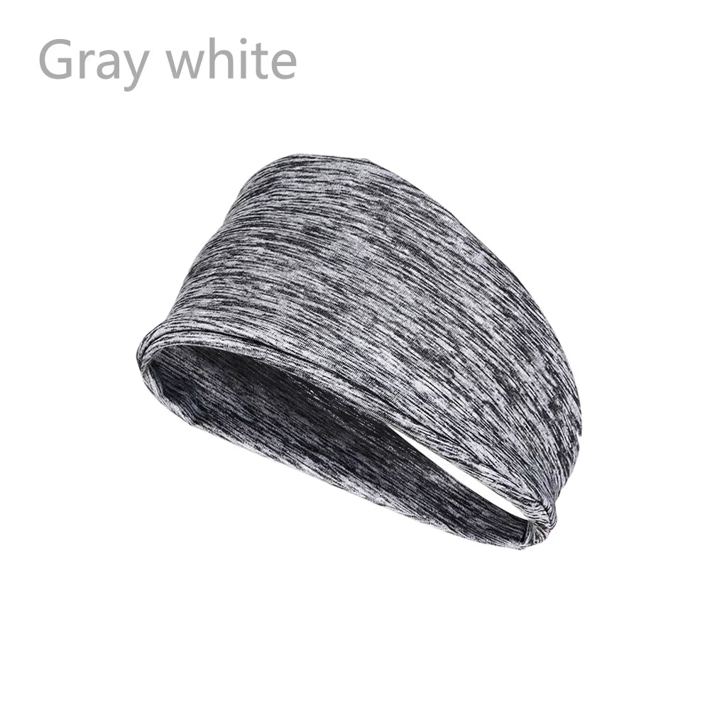 2025 Elastic Yoga Sport Headband Running Hair Band Turban Outdoor Gym Sweatband Sport Fitness Bandage Fashion Women/Men