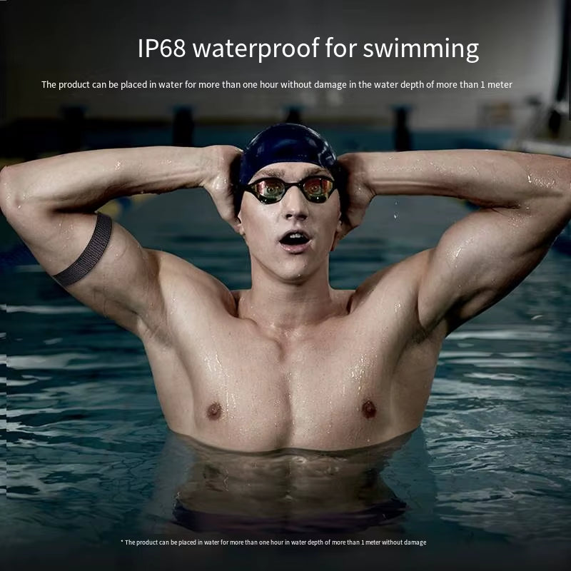 IPX8 Beat Band Pro Heart Rate Monitor Armband Wrist Belt ANT+ BBP Swim Run Train Fitness Calorie Oximetry Step Rate for Arm