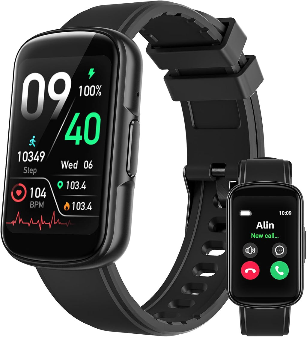 Smart Watch Answer/Make Calls, Smart Watch for Men Women Fitness Watch with 100+ Sports, Heart Rate Sleep, Smartwatch for Android & Ios